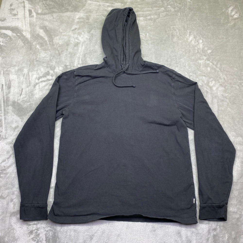 Katin Organic Cotton Hoodie Pullover Long Sleeve Gray Size‎ S/M Grunge Gorpcore